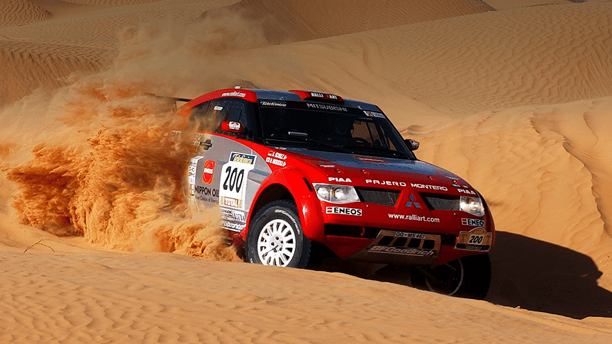 PAJERO becomes overall champion at the Dakar Rally, two-time Dakar Rally champion
